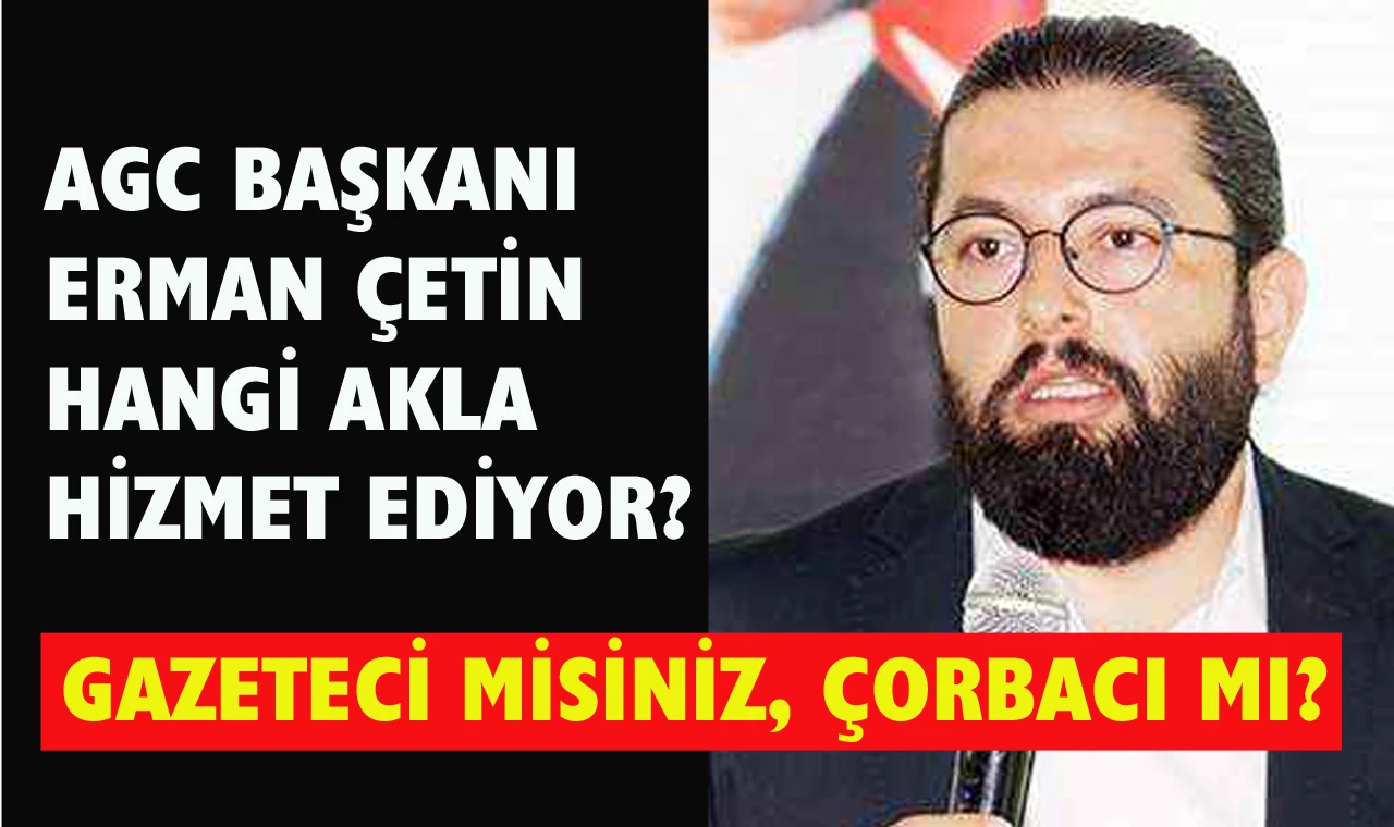 Gazeteci misiniz, çorbacı mı?